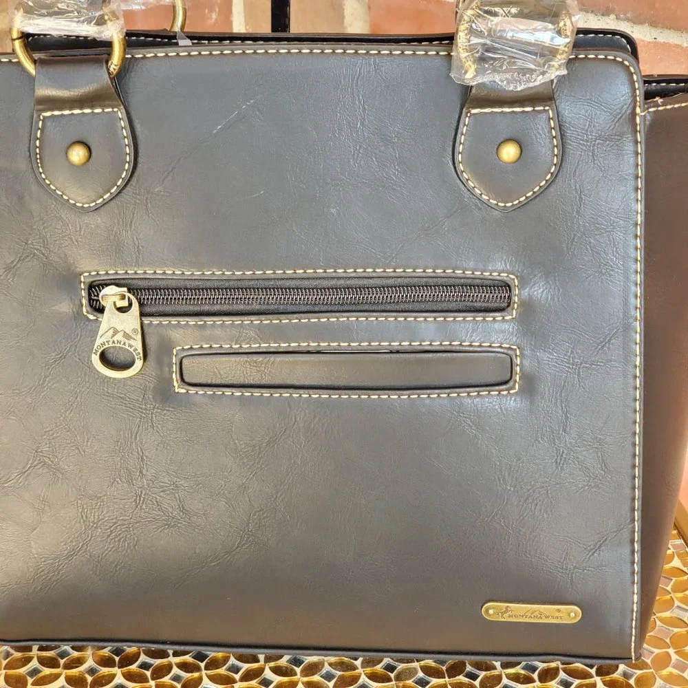 Montana West Concho Collection Tote - Picture 5 of 8
